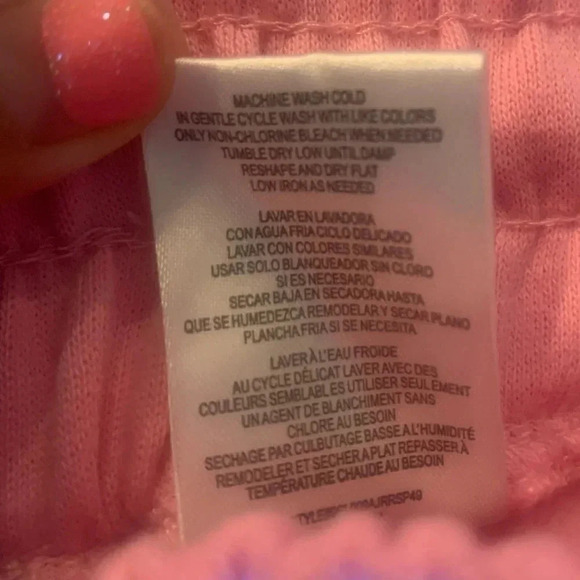 STRAWBERRY Shortcake Sweatpants  Color Pink Size XS - Picture 6 of 7